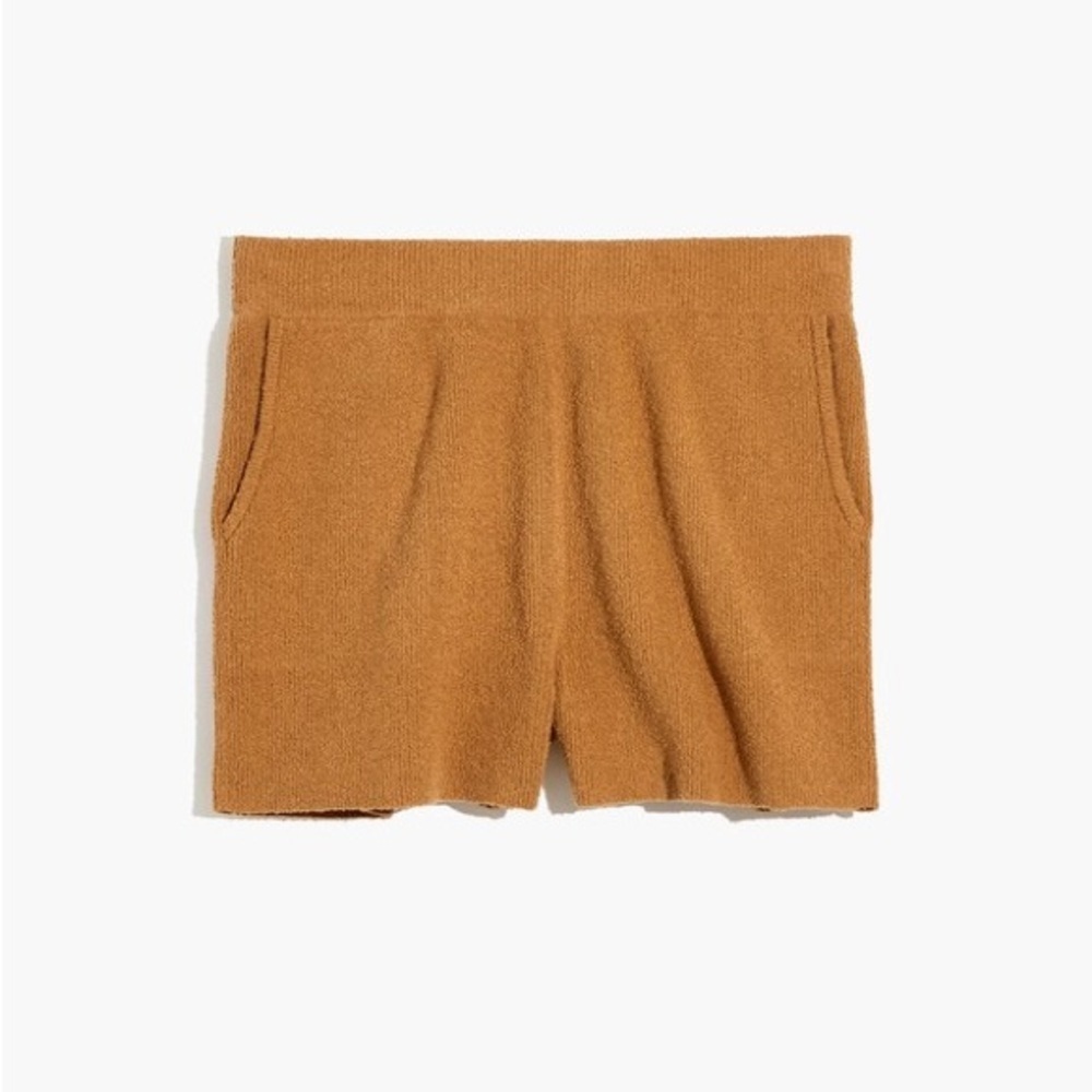 Madewell Toffee Holmden Sweater Shorts with Pockets Women’s Size Small